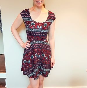 Rebel Sugar patterned dress